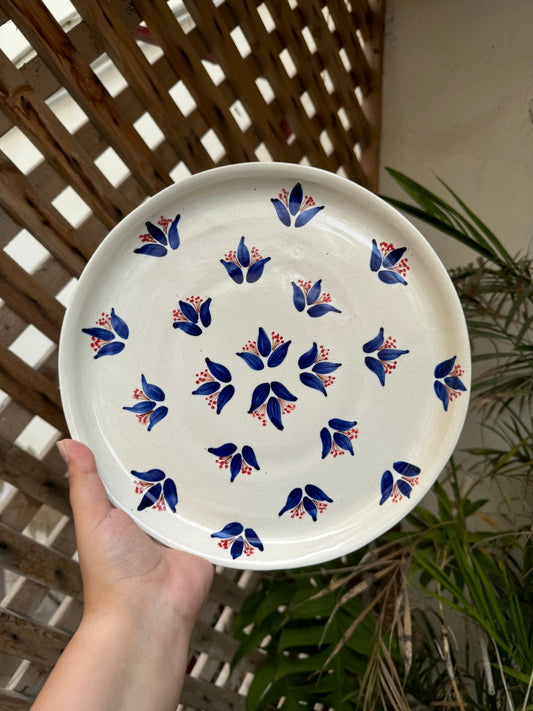 Blue Lily Plate - Plates
