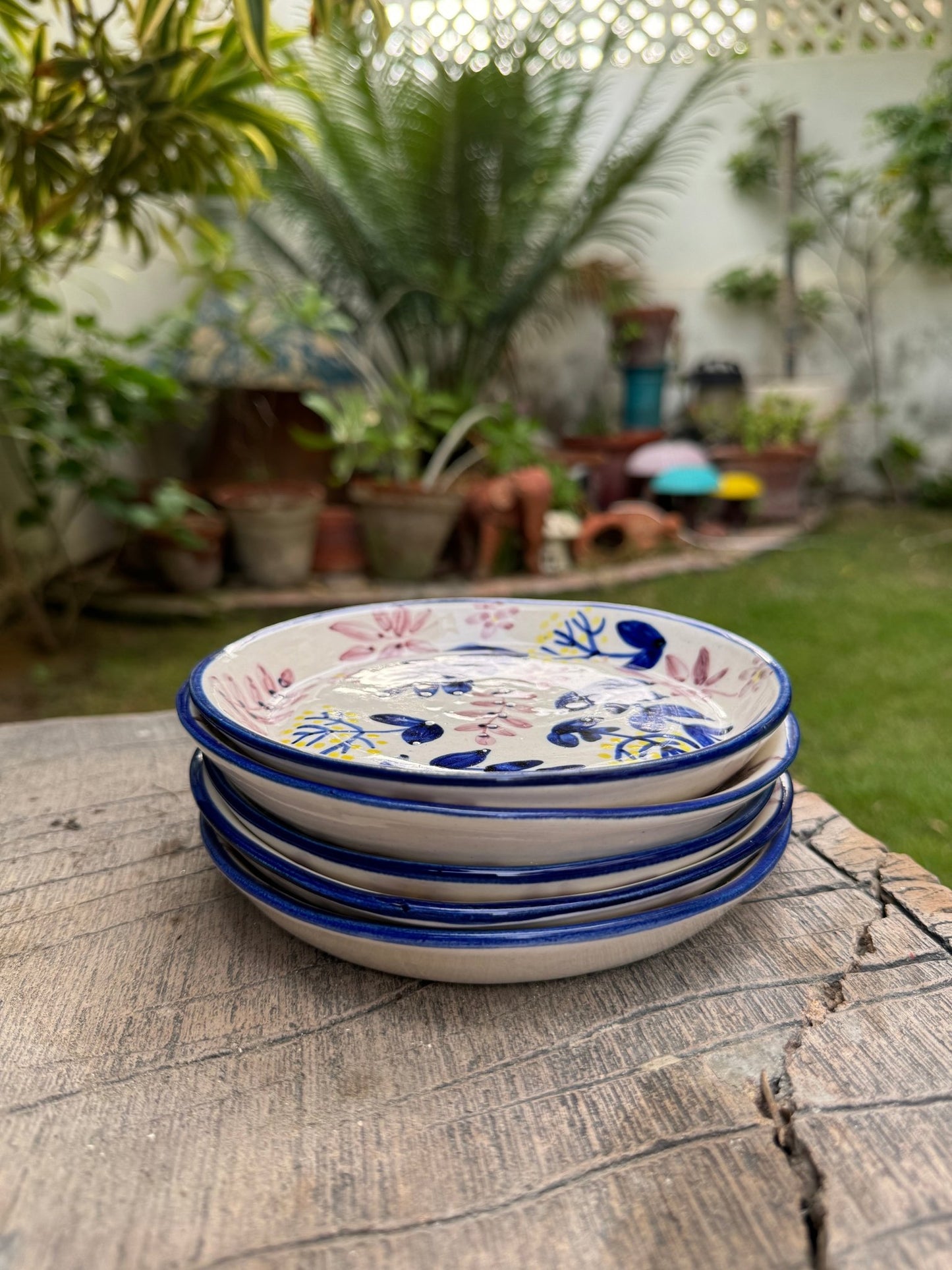 Indigo Dessert plates - Plates
