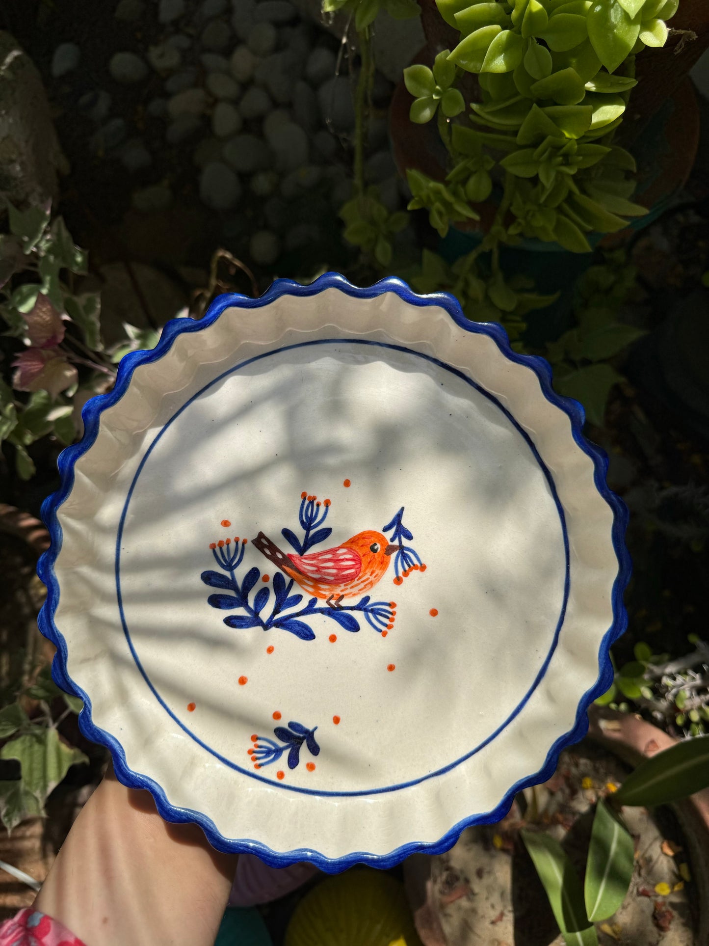 Sparrow Pie Dish