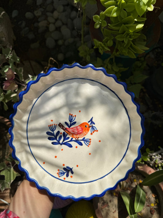 Sparrow Pie Dish