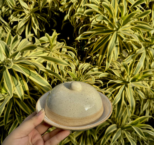 Neutral Butter Dish