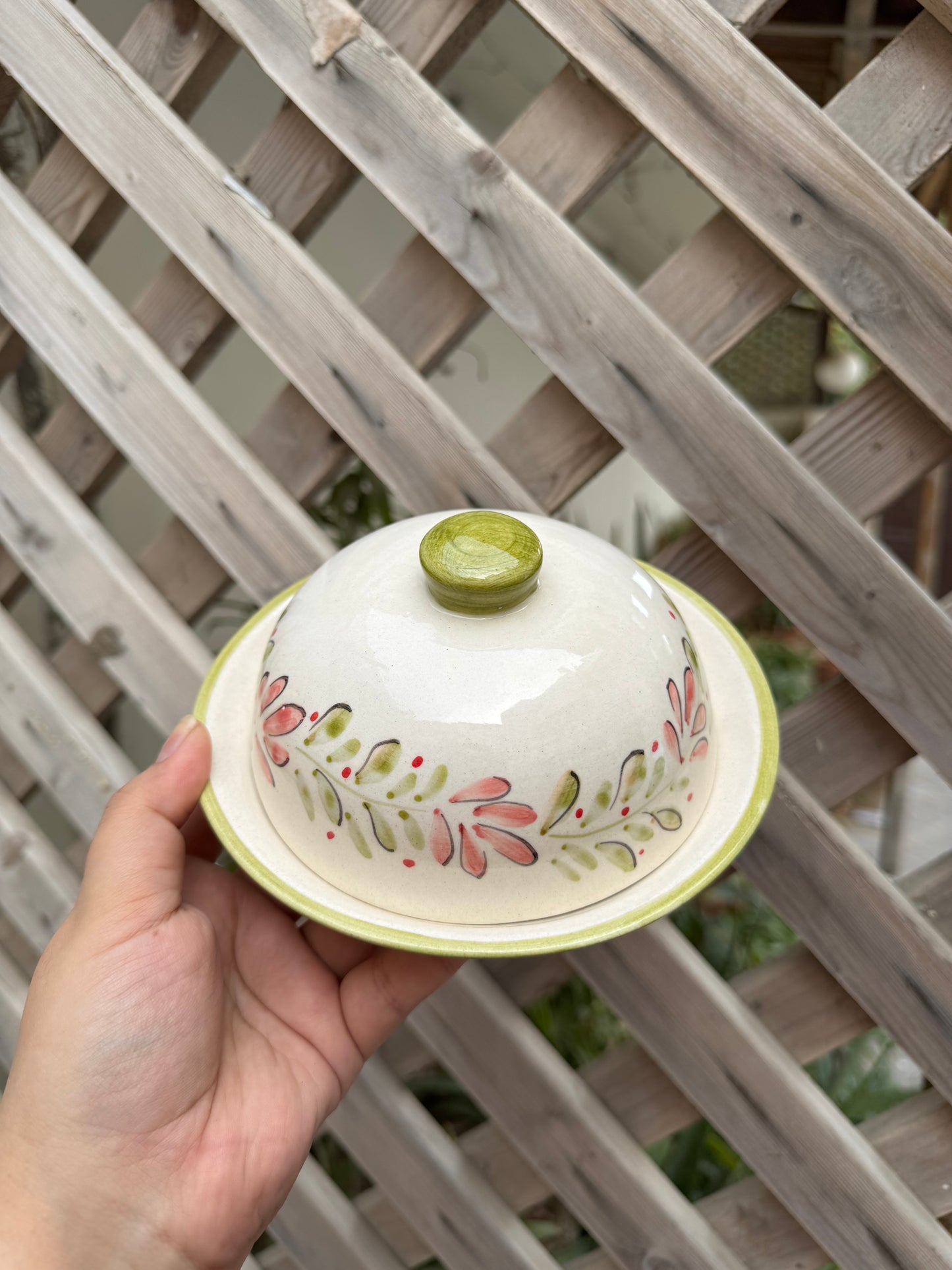 Soft Spring Butter Dish
