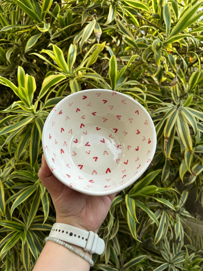 Red Hearts Ramen Bowl