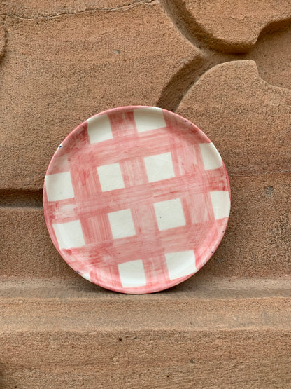 Pink Peony Plate