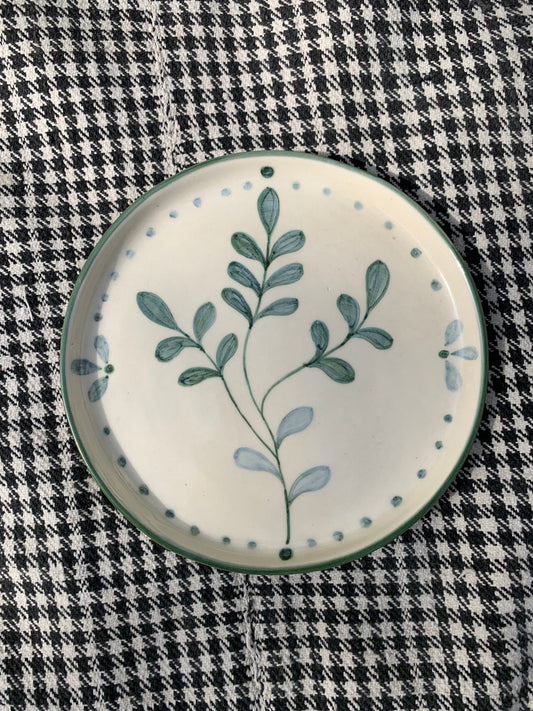 Green Foliage Plate