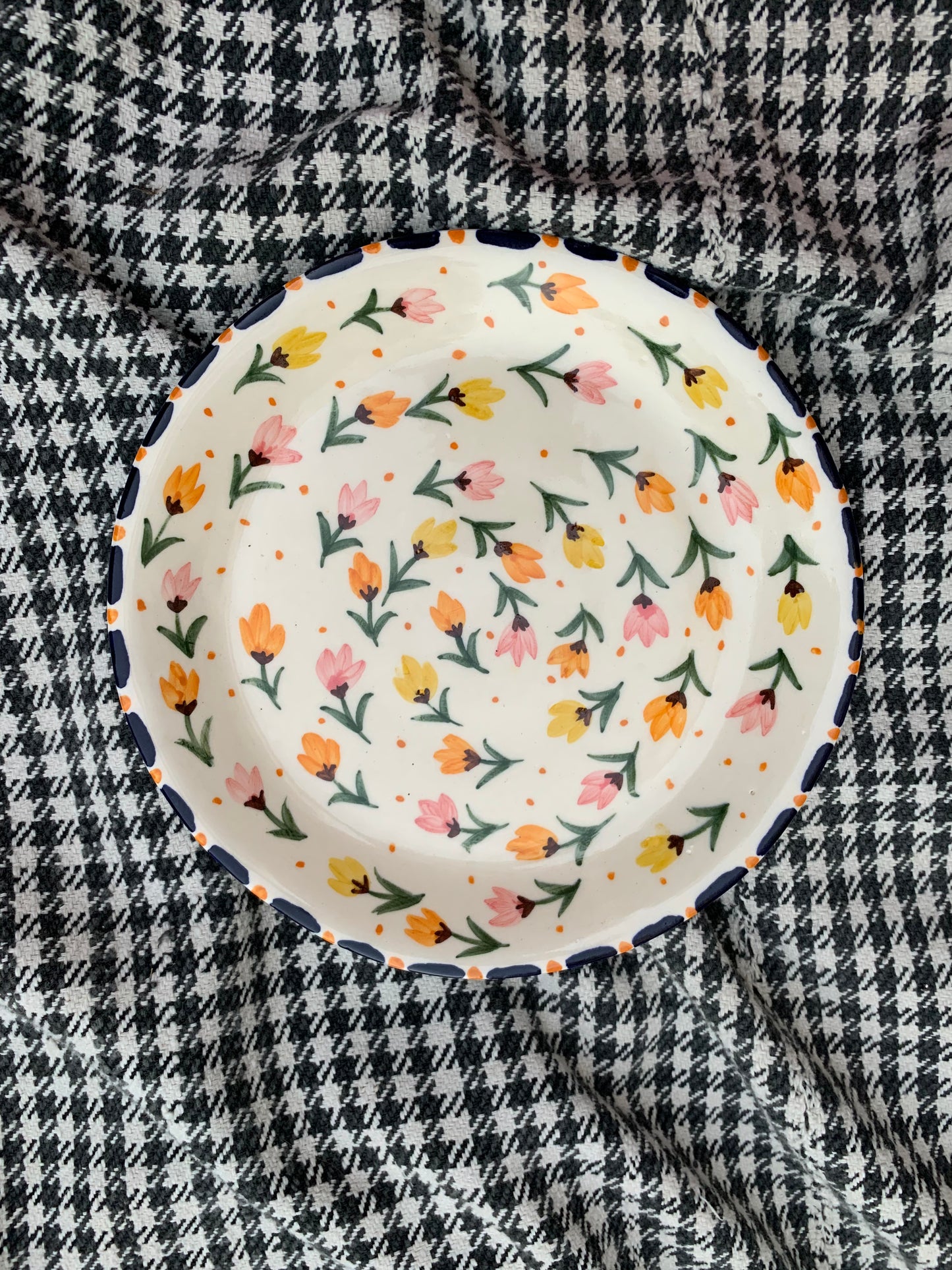 Floral Circle Plate