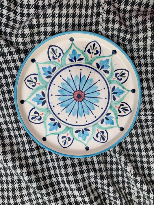 Blue Turkish Plate