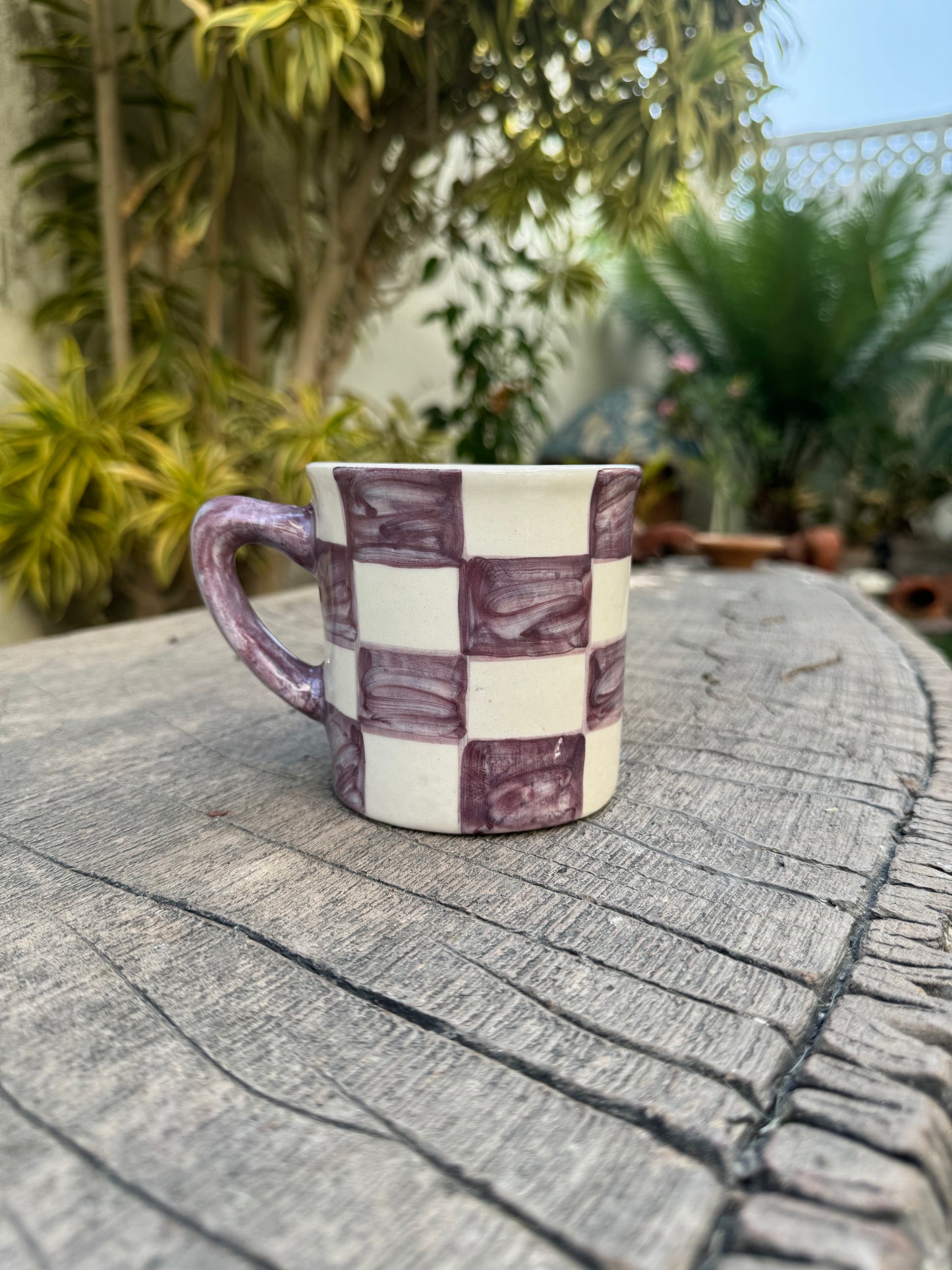 Chequered Mug