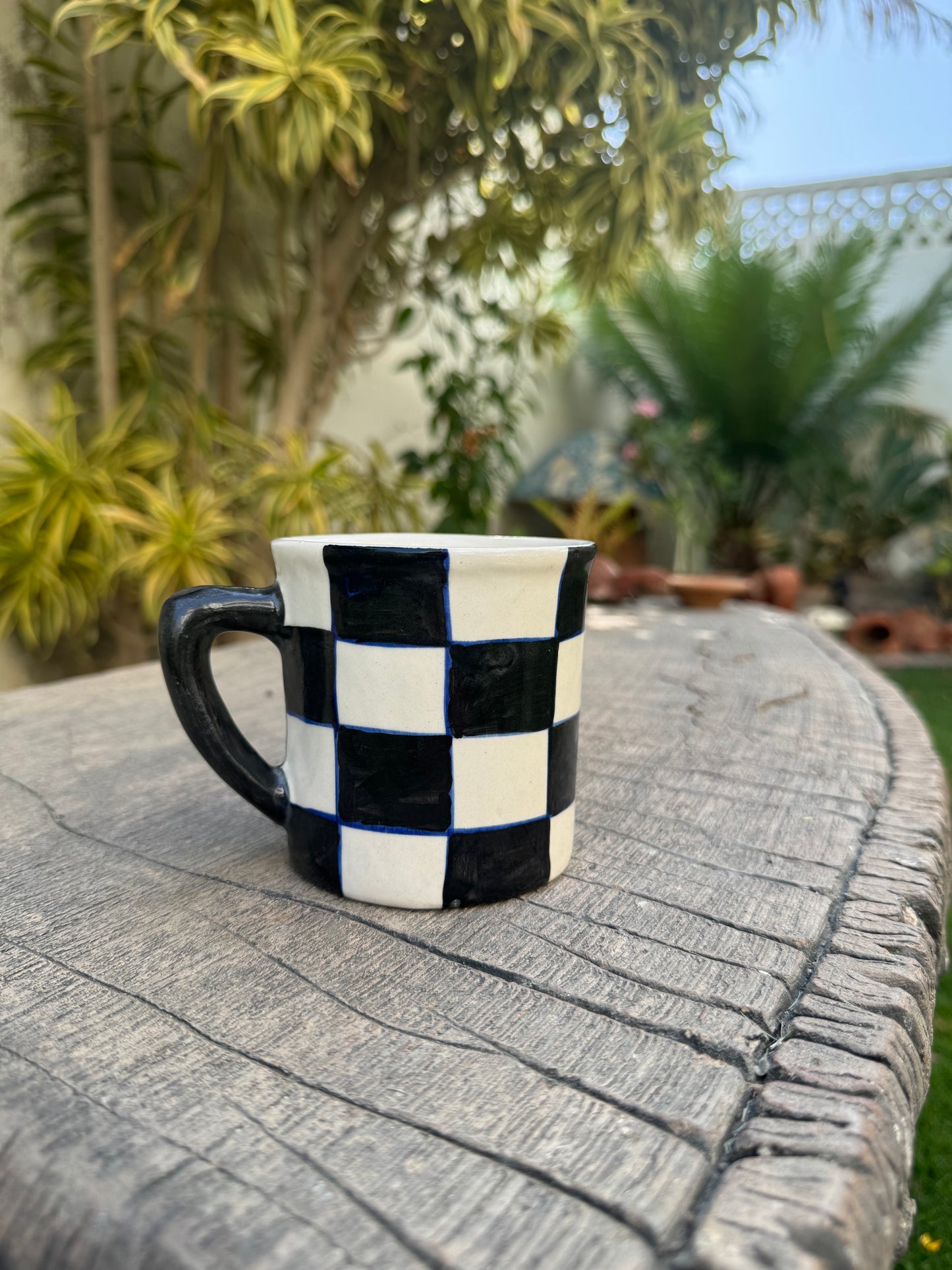 Chequered Mug