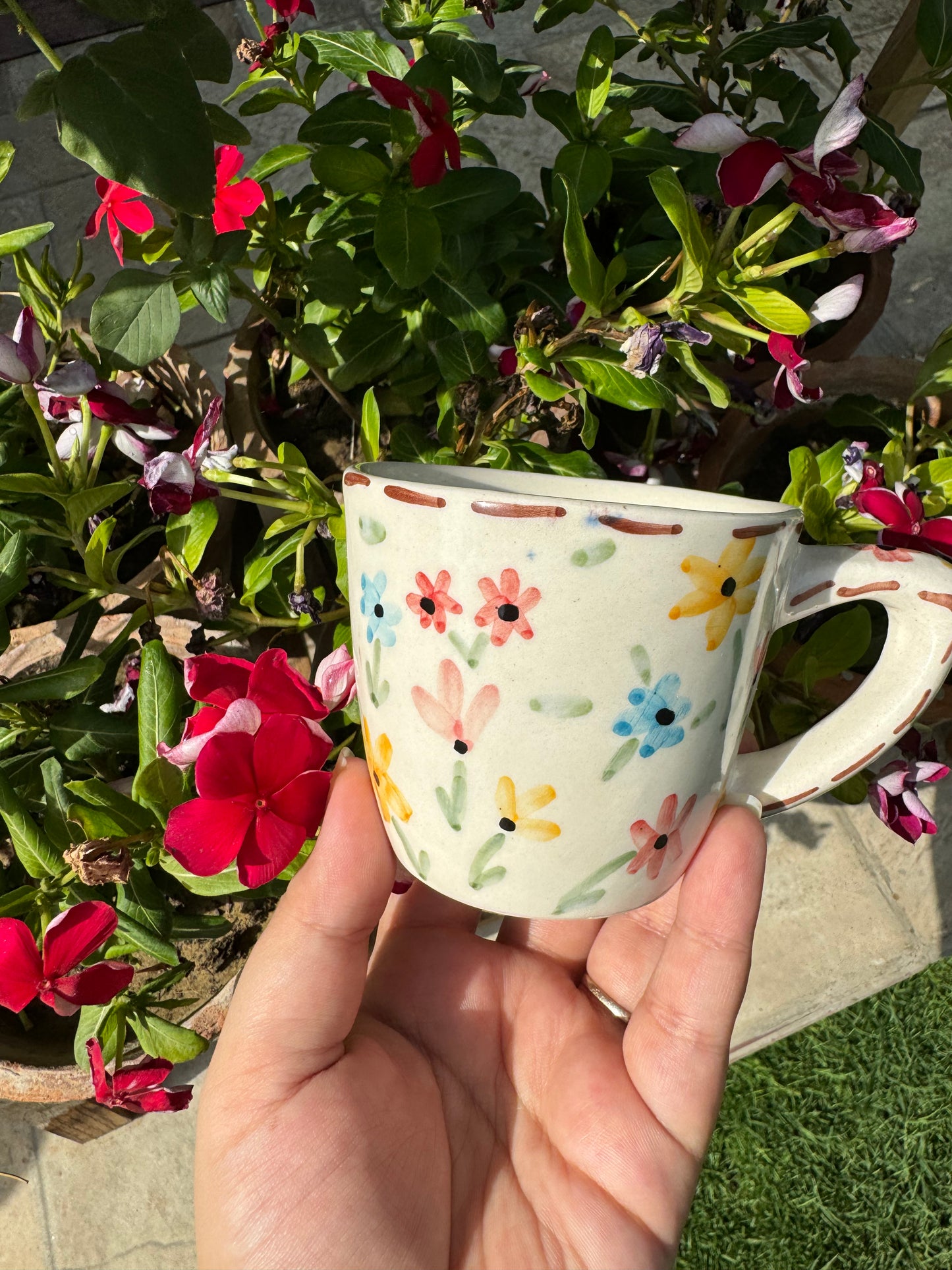 Multi Floral Cup