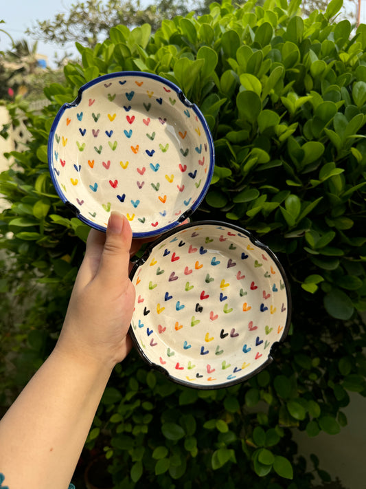 Multi Hearts Ashtray