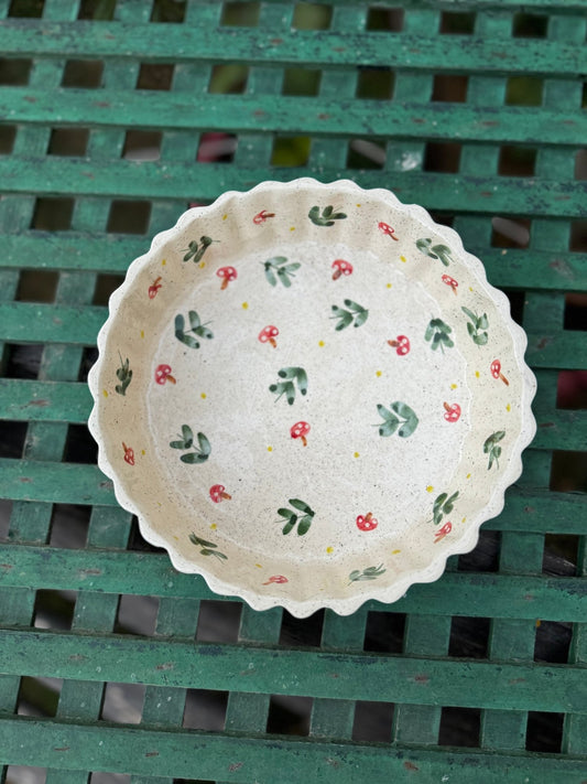 Whimsical Mushroom Pie Dish - Pie Dishes